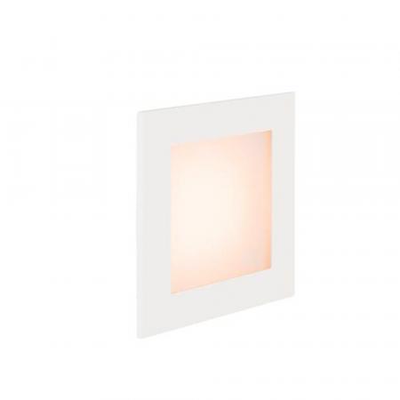 SLV FRAME LED Quadratische Wandeinbauleuchte BASIC mit warmweißem Licht 1000576